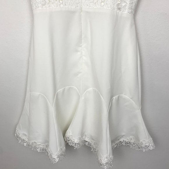 NWT HEARTLOOM Cammie Sleeveless Lace Mini Dress Eggshell White XS - Picture 8 of 10